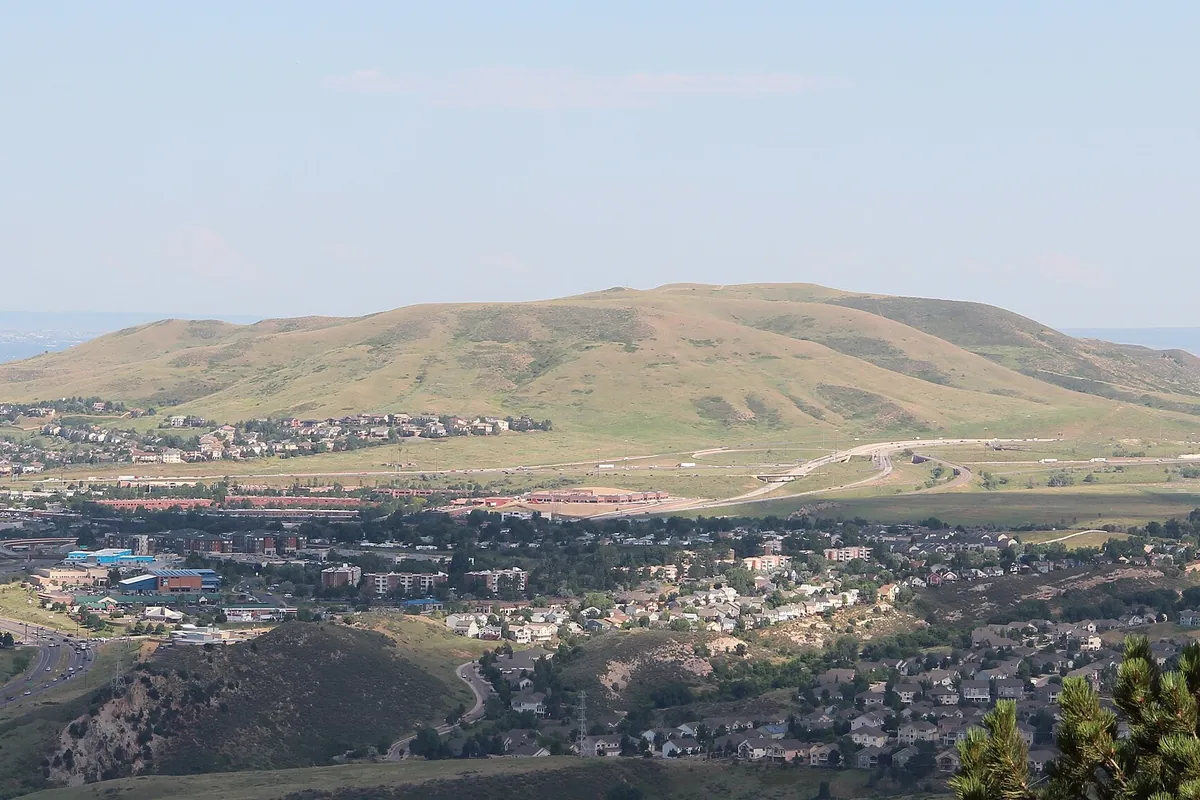 A view of Green Mountain in Lakewood, Colorado
