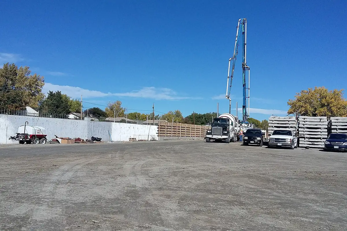 The N Line station site at 112th Avenue in Northglenn, Colorado