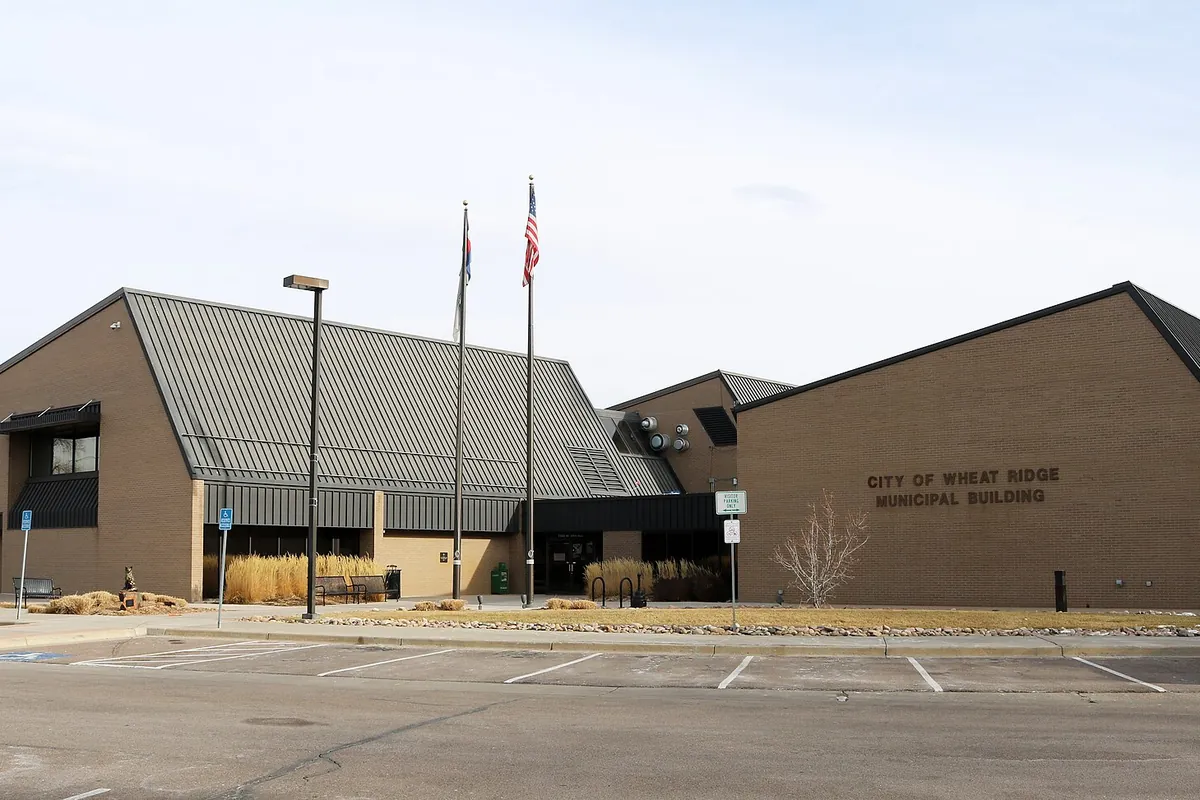 Wheat Ridge Municipal Building on West 29th Avenue in Wheat Ridge, Colorado